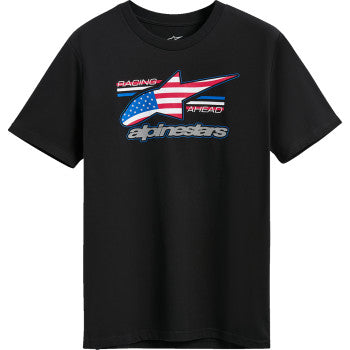 ALPINESTARS National CSF T-Shirt - Black/USA - Large 1235-72365-1017-L