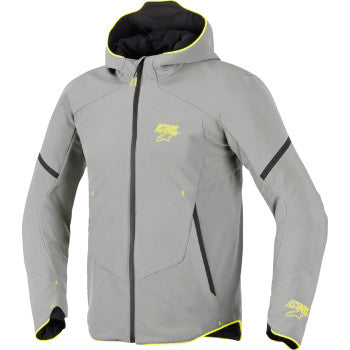 ALPINESTARS Jacket Wp Aeroshell Md Gry/Yel Fluo 4x 3200226-9116-4XL