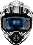 AFX FX-17Y Helmet - Butterfly - Matte White - Medium 0111-1391