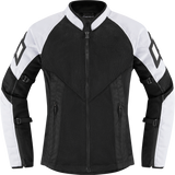 ICON Women's Mesh™ AF Jacket - White/Black - 3XL 2822-1496