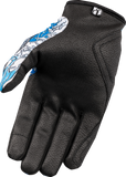 ICON Hooligan™ Dino Fury Gloves - Blue - Small 3301-4635