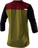 100% Airmatic Jersey - 3/4 Sleeve - Olive - Medium 41313-296-11