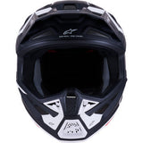 ALPINESTARS SM7 Helmet - Dasher - Matte Black/White - Large 8302226-1121-L