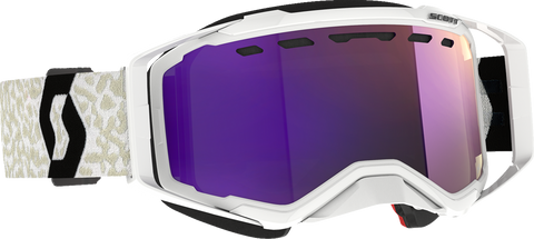 SCOTT Prospect Snow Cross Goggle - White/Black - Enhancer Purple Chrome 272846-1035316