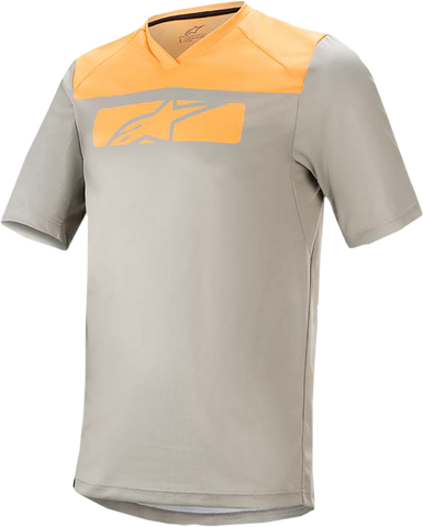 ALPINESTARS Drop 4.0 Jersey - Short-Sleeve - Gray/Orange - 2XL 1766220-6004-2X