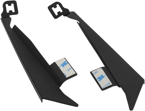 SHOW CHROME Fender Filler - Black - Rear 52-931