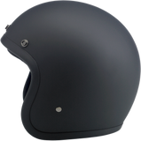BILTWELL Bonanza Helmet - Flat Black - Large 1001-201-204