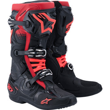 ALPINESTARS Tech 10 Boots - Black/Red - US 11 / EU 45.5 2010020-13-11