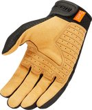 ICON Airform™ Gloves - Black/Tan - Large 3301-4143