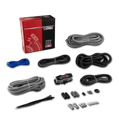 4-GA CCA Amplifier Installation Kit  -  SILVER