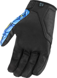 ICON Hooligan™ Kryola Kreep Gloves - Blue - Large 3301-4724