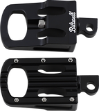 BILTWELL Punisher Footpeg - Classic - Black 7005-203-01