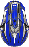 AFX FX-17 Helmet - Butterfly - Matte Blue - XL 0110-7125