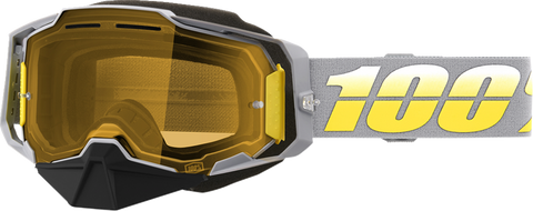 100% Armega Snow Goggles - Complex - Yellow 50007-00005