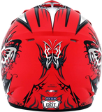 AFX FX-17 Helmet - Butterfly - Matte Ferrari Red - XL 0110-7120