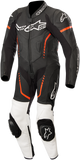 ALPINESTARS Youth GP Plus 1-Piece Leather Suit - Black/White/Red Fluorescent - US 26 / EU 140 31405181231140