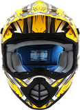 AFX FX-17Y Helmet - Butterfly - Matte Yellow - Small 0111-1393