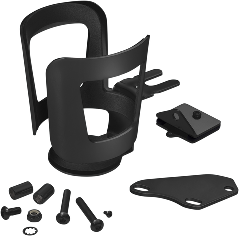 SHOW CHROME Beverage Holder - Cruisers - Black 52-835BK