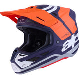 ALPINESTARS SM7 Helmet - Core - Matte Orange/Blue - 2XL 8301826-408-XXL