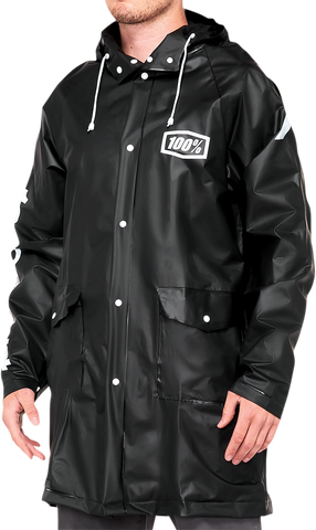 100% Torrent Raincoat - Black - Small 20040-00000