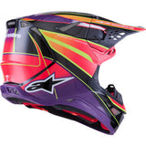 ALPINESTARS Supertech M10 Helmet - MIPS® - Era - Gloss Pink/Violet/Yellow Fluo - Medium 8301223-3145-M