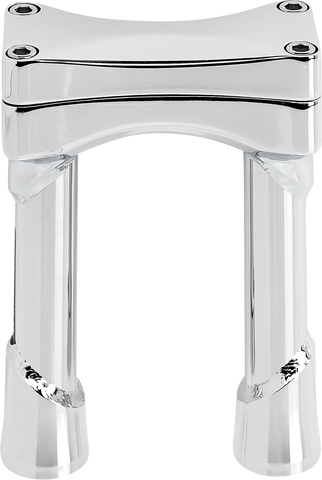 BILTWELL Risers - Murdock - Oversized - 6" - Chrome 6413-105-06