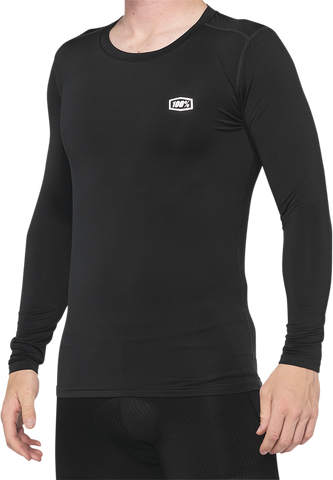 100% Basecamp Jersey - Long-Sleeve - Black - Small 40045-00000