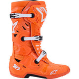 ALPINESTARS Tech 10 Supervented Boots - Fluorescent Orange/Black/White - US 11 / EU 45.5 2010520-4512-11