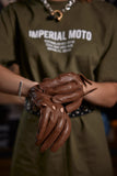 IN STOCK IMPERIAL MOTO Touring Gloves - BROWN - LARGE