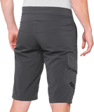 100% Ridecamp Shorts - Charcoal - US 34 40029-00010