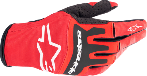 ALPINESTARS Techstar Gloves - Warm Red/Black - Large 3561023-3110-L