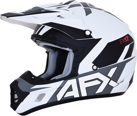 AFX FX-17 Helmet - Aced - Matte White/White - 2XL 0110-6498