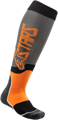 ALPINESTARS MX Plus 2 Socks - Gray/Orange - Large/2XL 4701920-9040L2X