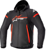 ALPINESTARS Zaca Waterproof Jacket - Black/Red/White - Small 3206423-1342-S
