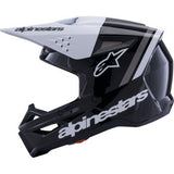 ALPINESTARS SM3 Helmet - Radium - Gloss Black/White/Gray - XL 8300826-1546-XL
