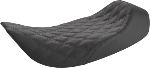 SADDLEMEN Renegade Solo Seat - Lattice Stitched - Black 897-06-002LS
