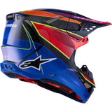 ALPINESTARS Supertech M10 Helmet - MIPS® - Era - Gloss Blue/Red/Yellow Fluo - Small 8301223-7356-S