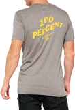 100% Dakota T-Shirt - Heather Gray - Large 32130-188-12
