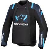 ALPINESTARS T-Stunt Air Jacket - Black/Dark Blue/Blithe Blue - 3XL 3301825-1386-3X