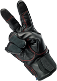 BILTWELL Belden Gloves - Redline - Large 1505-0108-304