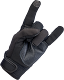 BILTWELL Baja Gloves - Black Out - Small 1508-0101-302