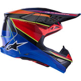 ALPINESTARS Supertech M10 Helmet - MIPS® - Era - Gloss Blue/Red/Yellow Fluo - XL 8301223-7356-XL