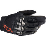 ALPINESTARS Megawatt V2 Gloves - Black/Fluo Red - Large 3565023-1030-LG