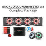 Ford Bronco 6th Gen 4 Door Rear Mount Sound Bar System Complete Package.
