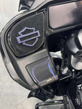 98 to 2024 Road Glide 3D shield speakers grill covers set