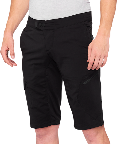 100% Ridecamp Shorts - Black - US 30 40029-00001