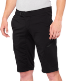 100% Ridecamp Shorts - Black - US 38 40029-00005