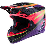 ALPINESTARS Supertech M10 Helmet - MIPS® - Era - Gloss Pink/Violet/Yellow Fluo - Medium 8301223-3145-M
