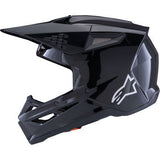 ALPINESTARS SM3 Helmet - Solid - Gloss Black - 2XL 8300326-1180-XXL