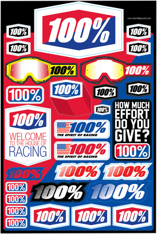 100% Sticker Kit 70000-010-01